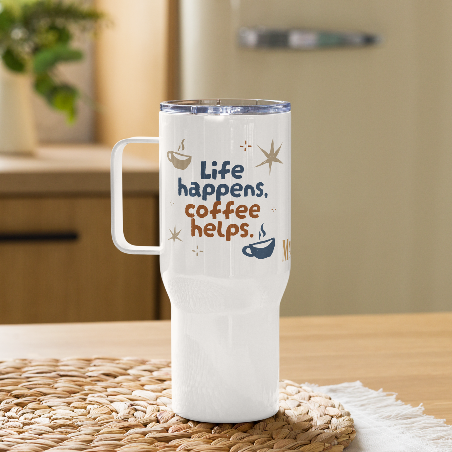 Mallards Life Happens Travel Mug